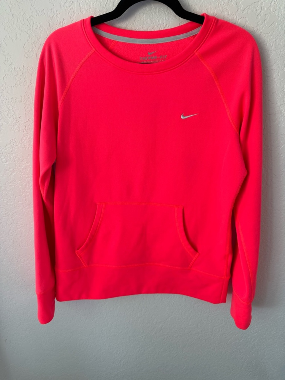 Nike Women's Neon Pink Crewneck Sweatshirt